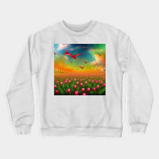 Birthday Flower Crewneck Sweatshirt